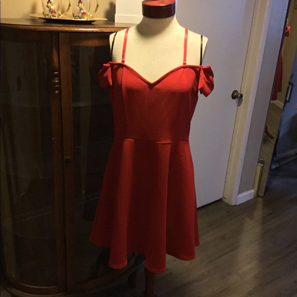 Red mini Dress